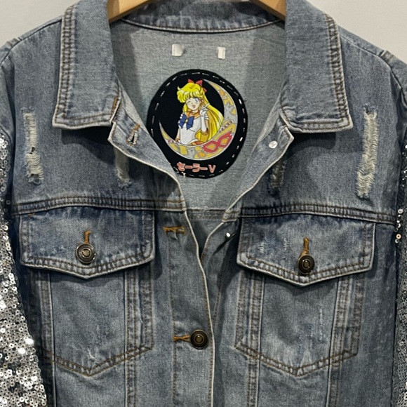 Upcycled Sailor Moon Jacket - Picture 7 of 7